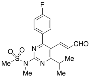 N-[4-(4-Fluorophenyl)-6-(1-methylethyl)-5-[(1E)-3-oxo-1-propenyl]-2-pyrimidinyl]-N-methyl-methanesulfonamide