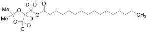 (2,2-Dimethyl-1,3-dioxolan-4-yl)methyl Palmitate-d5
