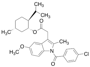 Indomethacin 1-Menthol ester