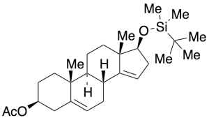 3-O-Acetyl-17-O-tert-butyldimethylsilyl 5,14-Androstadiene-3Beta,17Beta-diol
