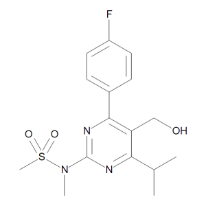 N-[4-(4-Fluorophenyl)-5-hydroxymethyl-6-isopropylpyrimidin-2-yl]-N-methylmethanesulfonamide