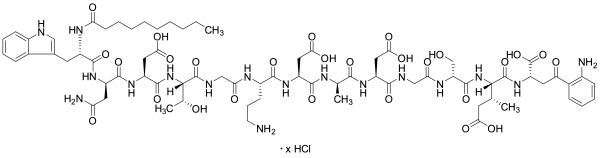 Linear Daptomycin Hydrochloride Salt