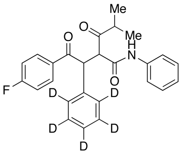 2-[2-(4-Fluorophenyl)-2-oxo-1-phenyl-d5-ethyl]-4-methyl-3-oxo-pentanoic Acid, (2-Benzyloxy-phenyl)-amide