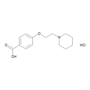 4-[2-(1-Piperidinyl)ethoxy]benzoic Acid Hydrochloride Salt