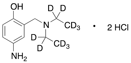 4-Amino-Alpha-(diethyl-d10)amino-o-cresol Dihydrochloride