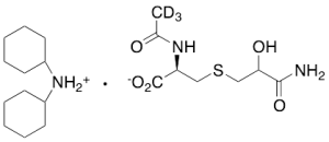 N-Acetyl-S-(2-hydroxy-3-propionamide)-L-cysteine-d3 Dicyclohexylammonium Salt