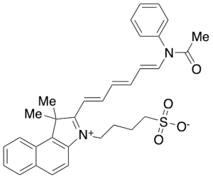2-[6-(Acetylphenylamino)-1,3,5-hexatrienyl]-1,1-dimethyl-3-sulfobutyl-1H-benz[e]indolium Inner Salt