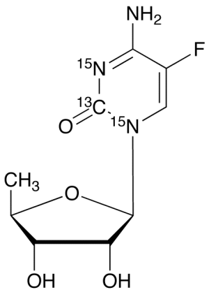 5’-Deoxy-5-fluorocytidine-13C,15N2