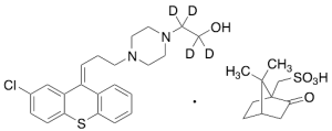 trans-Clopenthixol-d4 (-)-10-Camphorsulfonic Acid Salt