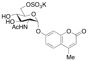 4-Methylumbelliferyl 6-Sulfo-2-acetamido-2-deoxy-Alpha-D-glucopyranoside Potassium Salt