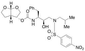 N-[(1S,2R)-2-Hydroxy-3-[(2-methylpropyl)[(4-nitrophenyl)sulfonyl]amino]-1-(phenylmethyl)propyl]carbamic Acid (3R,3aS,6aR)-Hexahydrofuro[2,3-b]furan-3-yl Ester