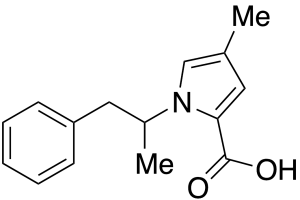 4-Methyl-1-(1-phenylpropan-2-yl)-1H-pyrrole-2-carboxylic Acid