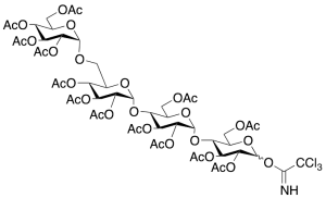 6-Alpha-D-Glucopyranosyl Maltotriose O-1-(2,2,2-Trichloroethanimidate) Tridecaacetate