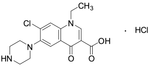 6-Defluoro-piperazinyl 7-Depiperazinyl-chloro Norfloxacin Hydrochloride
