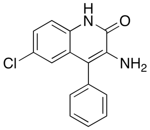 3-Amino-6-chloro-4-phenylcarbostyril