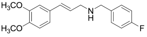 N-[(2E)-3-(3,4-Dimethoxyphenyl)-2-propen-1-yl]-4-fluorobenzenemethanamine