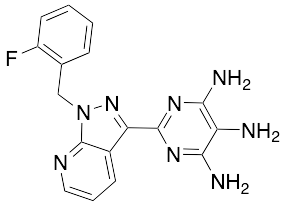 2-[1-(2-Fluorobenzyl)-1H-pyrazolo[3,4-b]pyridin-3-yl]pyrimidine-4,5,6-triamine