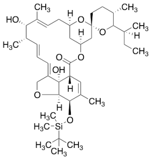 (6R,13S,25R)-5-O-Demethyl-28-deoxy-5-O-[(1,1-dimethylethyl)dimethylsilyl]-6,28-epoxy-13-hydroxy-25-[(1S)-1-methylpropyl] Milbemycin B