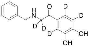 1-(3,4-Dihydroxyphenyl)-2-[(phenylmethyl)amino]-ethanone-d5