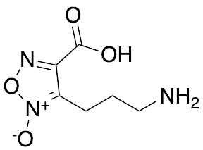 4-(3-aminopropyl)-1,2,5-oxadiazole-3-carboxylic acid 5-oxide