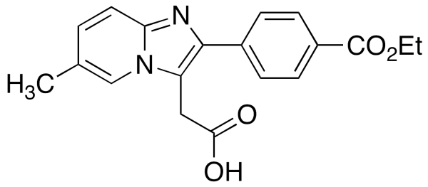 2-[4-(Ethoxycarbonyl)phenyl]-6-methyl-imidazo[1,2-a]pyridine-3-acetic Acid
