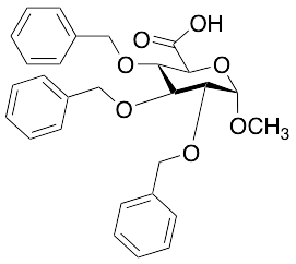Methyl 2,3,4-Tris-O-(phenylmethyl)-a-D-Glucopyranosiduronic Acid