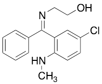 2-(((5-Chloro-2-(methylamino)phenyl)(phenyl)methylene)amino)ethanol