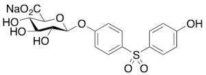 Bis(4-hydroxyphenyl) Sulfone O-Beta-D-Glucuronide Sodium Salt