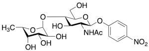 4-Nitrophenyl 2-Acetamido-2-deoxy-4-O-Alpha-L-fucopyranosyl)-Beta-D-glucopyranoside