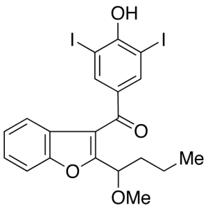 Des-O-[2-(diethylamino)ethyl]-1-methoxy Amiodarone