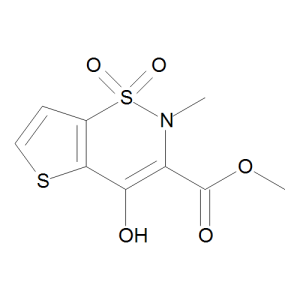 Methyl 4-Hydroxy-2-methyl-2H-Thieno[2,3-e]-1,2-thiazine-3-carboxylic Acid 1,1-Dioxide Ester