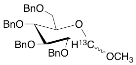 Methyl 2,3,4,6-Tetra-O-benzyl-D-glucoside-13C
