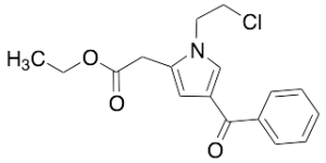 Ethyl 2-(4-Benzoyl-1-(2-chloroethyl)-1H-pyrrol-2-yl)acetate