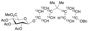 4’-O-Benzyl Bisphenol A Tri-O-acetyl-Beta-D-glucuronic Acid Methyl Ester-13C12