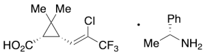 (1S-cis)-3-(2-Chloro-3,3,3-trifluoro-1-propenyl)-2,2-dimethylcyclopropanecarboxylic Acid (R)-a-Methylbenzenemethanamine
