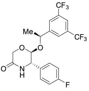 (5S,6S)-6-((S)-1-(3,5-bis(Trifluoromethyl)phenyl)ethoxy)-5-(4-fluorophenyl)morpholin-3-one