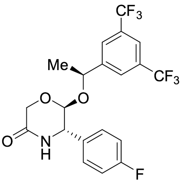 (5S,6S)-6-((S)-1-(3,5-bis(Trifluoromethyl)phenyl)ethoxy)-5-(4-fluorophenyl)morpholin-3-one