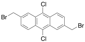 9,10-Dichloro-2,6-bis(bromomethyl)anthracene