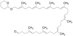 (4E,8E,12E,16E,20E,24E,28E,32E)-4,8,12,16,20,24,28,32-Octamethyl-34-((tetrahydro-2H-pyran-2-yl)oxy)tetratriaconta-4,8,12,16,20,24,28,32-octaenal