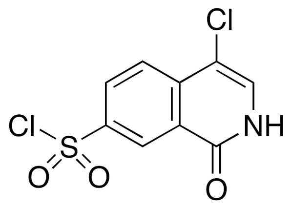4-Chloro-1-hydroxy-7-isoquinolinesulfonyl Chloride