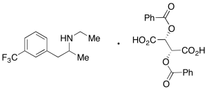 rac Fenfluramine Di-O-benzoyl-L-tartaric Acid