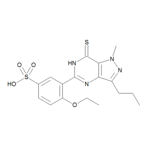 Demethylpiperazinyl 7-Desoxo 7-Thioxosildenafil Sulfonic Acid