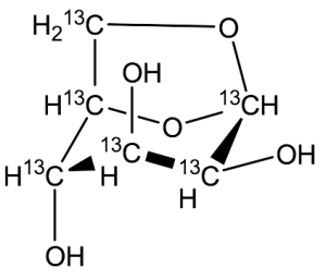 1,6-Anhydro-beta-D-mannopyranose-13C6