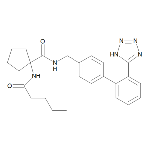 1-[(1-Oxopentyl)amino]-N-[[2'-(2H-tetrazol-5-yl)[1,1'-biphenyl]-4-yl]methyl]-cyclopentanecarboxamide