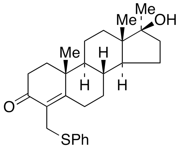 17Alpha-Methyl-4-[(phenylthio)methyl]testosterone