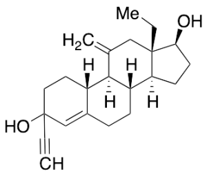 13b-Ethyl-11-methyliden-18.19-dinor-3,17b-dihydroxy-3-ethynyl-pregna-4-ene