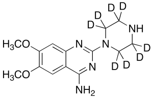 2-Piperazinyl-4-amino-6,7-dimethoxyquinazoline-d8