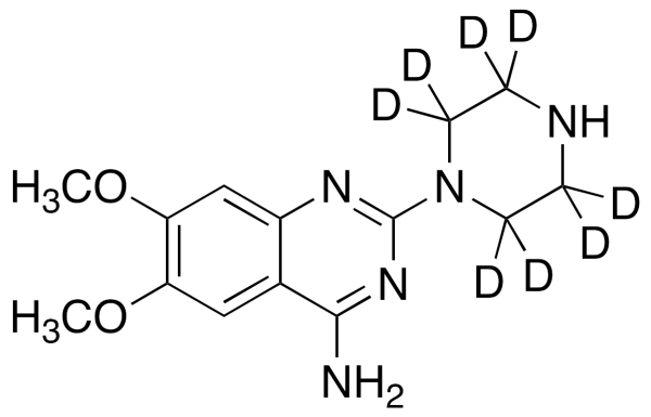 2-Piperazinyl-4-amino-6,7-dimethoxyquinazoline-d8