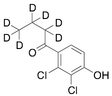 1-(2,3-Dichloro-4-hydroxyphenyl)butan-1-one-d7
