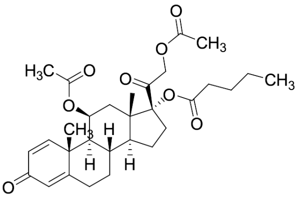 Prednisolone 11,21-Diacetate-17-Valerate